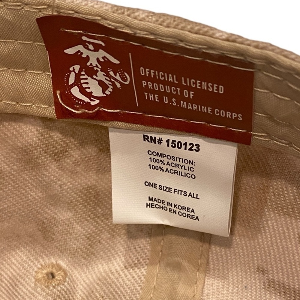 U.S. Marines Corps Official Licensed Emblem Baseball Cap 3D Embroidery Hat Visor - Picture 9 of 10